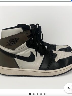 Air Jordan 1 High OG Dark Mocha women Size 4.5 Pre-owned Sneakers 555088-105
